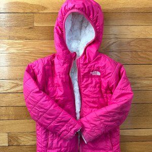 North Face Reversible Down Hooded Jacket - 5T